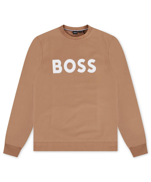HUGO BOSS SOLERI 02 CREWNECK - BEIGE HUGO BOSS