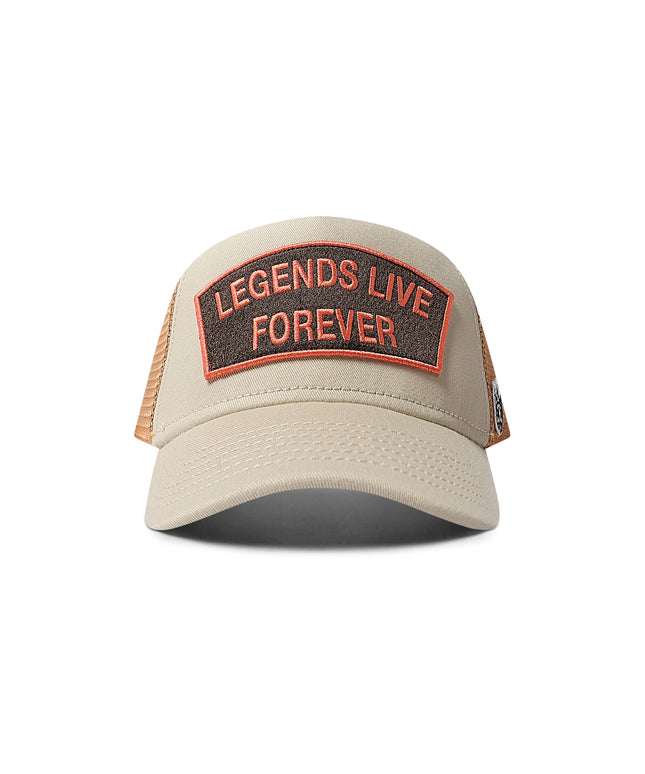 Cult Of Individuality Legends Live Forever Hat - Cream | Denim Exchange