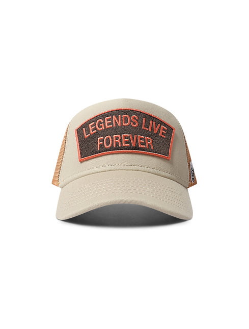 Cult Of Individuality Legends Live Forever Hat - Cream | Denim Exchange