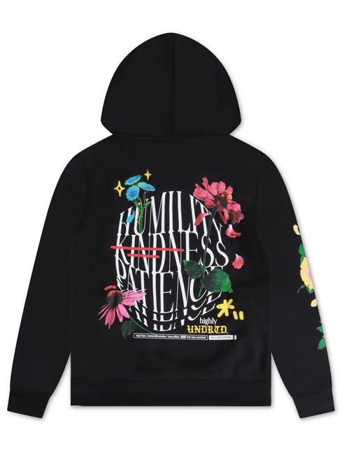 UNDERRATED HUMILITY & KINDNESS HOODIE - BLACK^ UNDERRATED