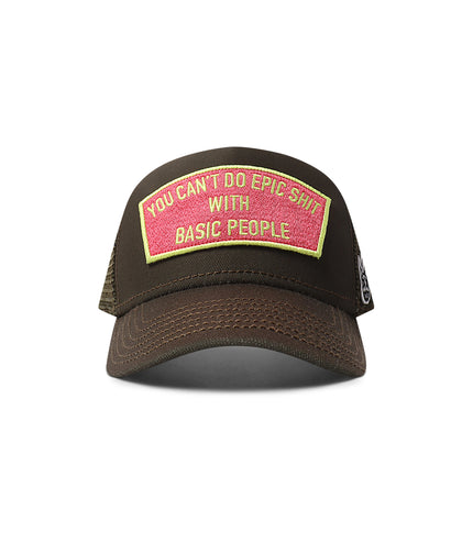 Cult Of Individuality Can't do Epic Sh*t Trucker Hat - Sage