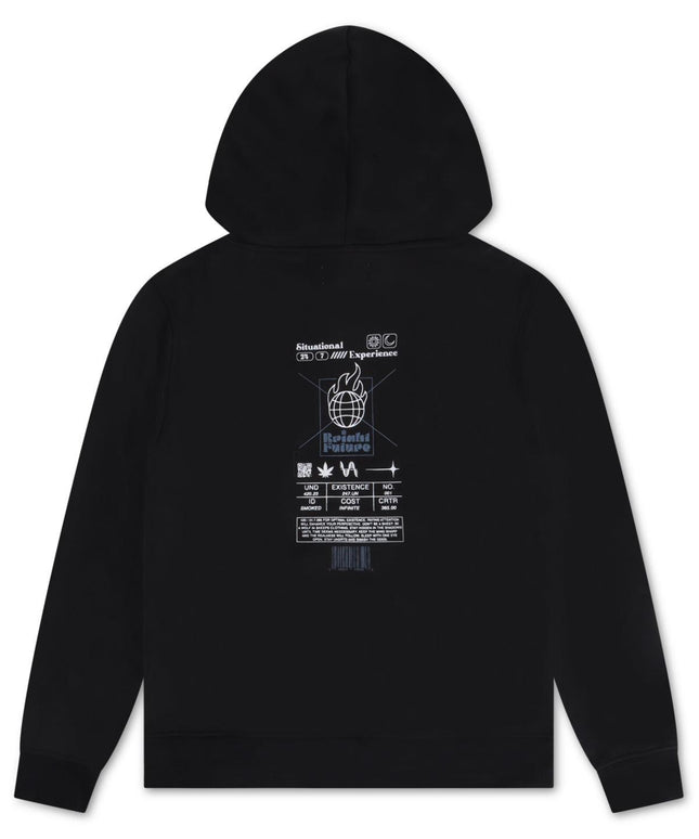 UNDERRATED BRIGHT FUTURE HOODIE - BLACK UNDERRATED