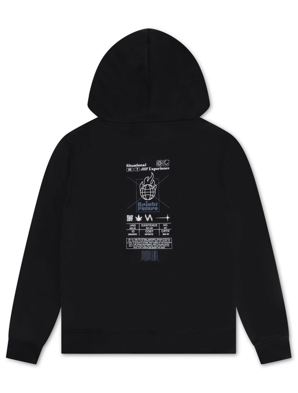 UNDERRATED BRIGHT FUTURE HOODIE - BLACK UNDERRATED