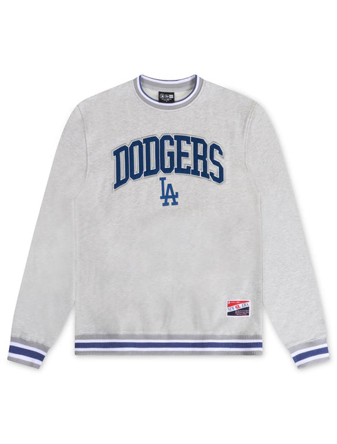 NEW ERA LA DODGER CREW NECK - GREY NEW ERA