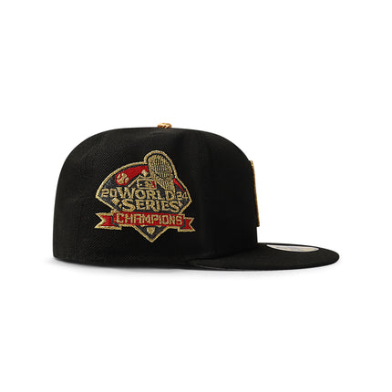 New Era 5950 LA Dodgers World Series Champions - Black/Gold