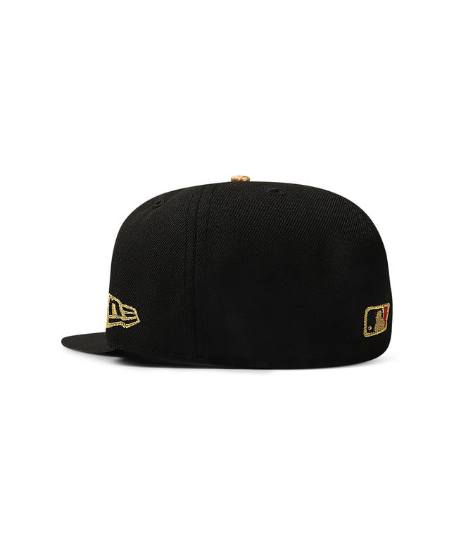 New Era 5950 LA Dodgers World Series Champions - Black/Gold