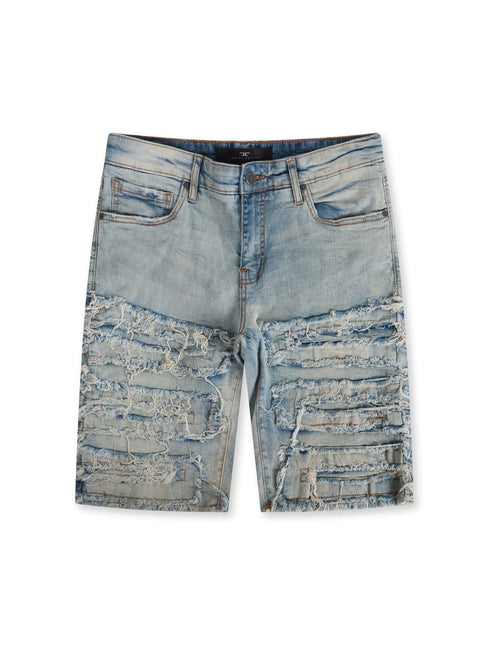 Jordan Craig Raw Edge Shorts - Lager - Denim Exchange 