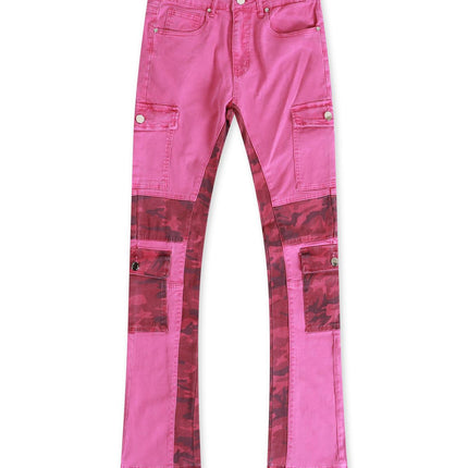 WAIMEA STACKED JEANS - PINK WAIMEA