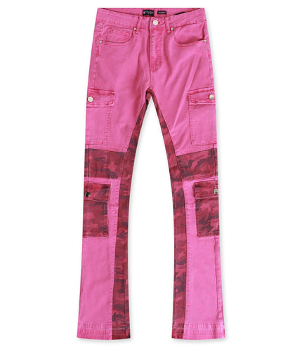 WAIMEA STACKED JEANS - PINK WAIMEA