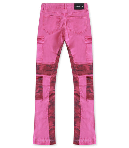 WAIMEA STACKED JEANS - PINK WAIMEA