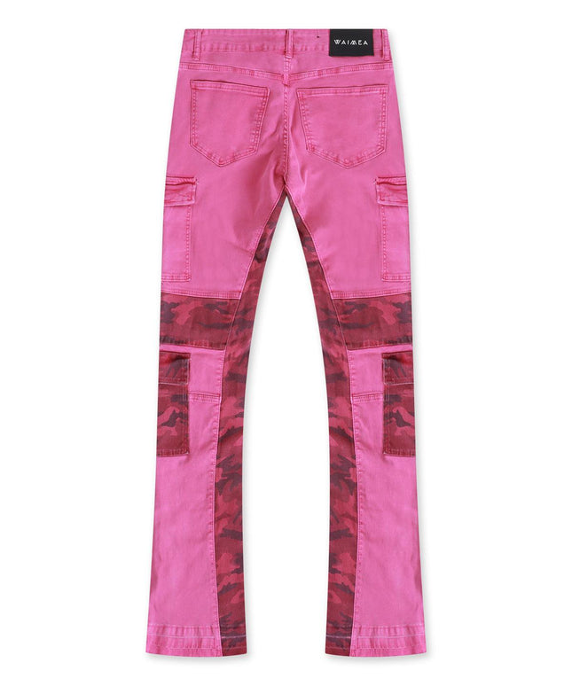 WAIMEA STACKED JEANS - PINK WAIMEA