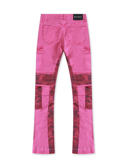 WAIMEA STACKED JEANS - PINK WAIMEA