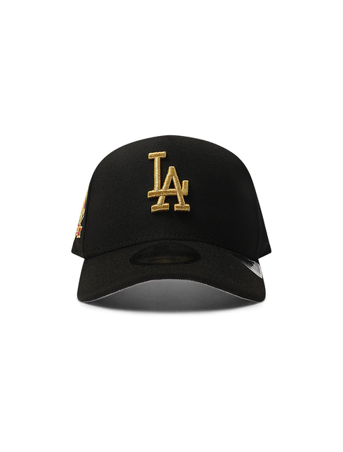 New Era 940 LA Dodgers World Series Snapback - Black/Gold