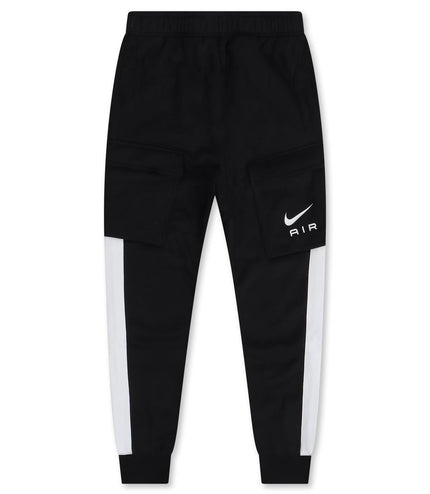 NIKE AIR FLEECE CARGO JOGGERS - BLACK NIKE