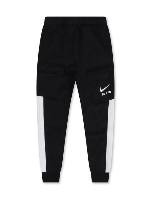 NIKE AIR FLEECE CARGO JOGGERS - BLACK NIKE