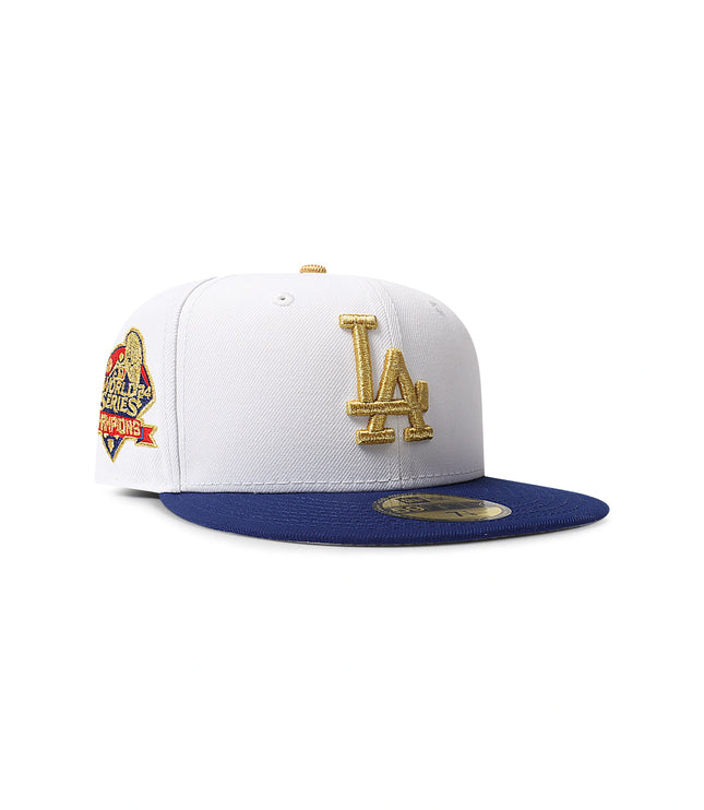◆New Era◆LA DODGERS 59FIFTY 5950 キャップ 送料込 New Era 5950 LA Dodgers 60th Anniversary Patch Metallic Logo