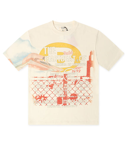 BLDG4 Power Boat Knit Tee - Whisper White