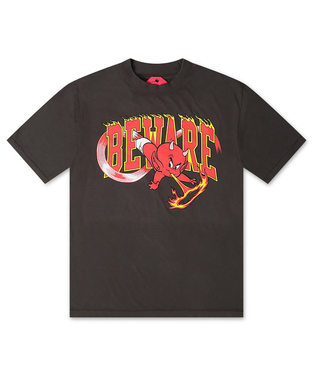 Market Studios Beware Tee - Charcoal