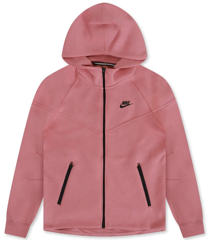 NIKE WMNS SPORTSWEAR TECH FLEECE HOODIE - RED STARDUST NIKE