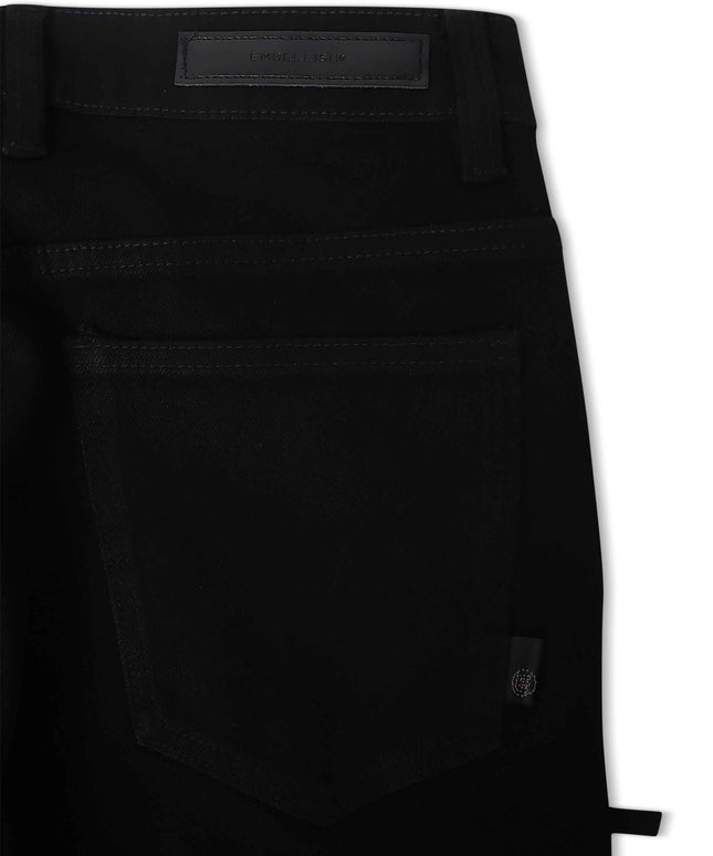 Embellish David Skinny Jeans - Jet Black