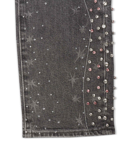 Embellish Elias Rhinestone Jeans - Vintage Wash