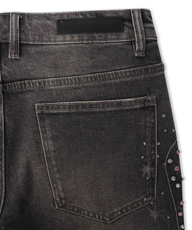 Embellish Elias Rhinestone Jeans - Vintage Wash