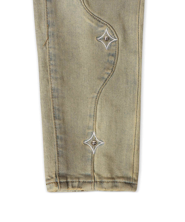 Embellish Canus Cargo Denim - Sand Wash