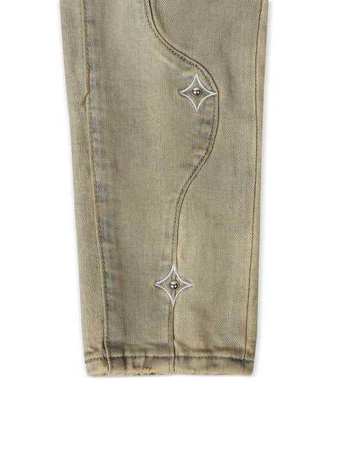 Embellish Canus Cargo Denim - Sand Wash