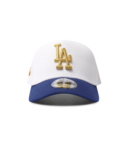 New Era 940 LA Dodgers 2024 World Series Snapback - White/Gold