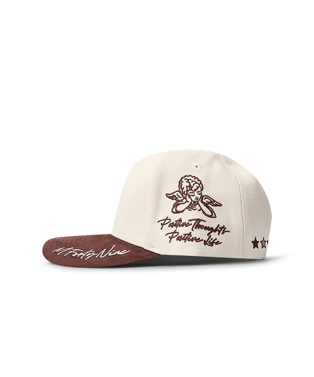 M-49 Yankees Positivity Snapback - Chrome/Brown