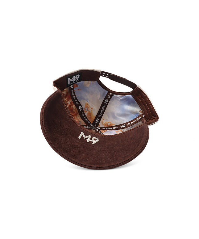 M-49 Yankees Positivity Snapback - Chrome/Brown