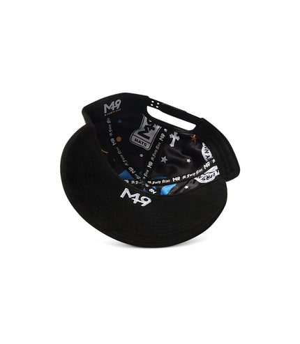 M-49 Reverse LA Belong to Jesus Suede Snapback - Black