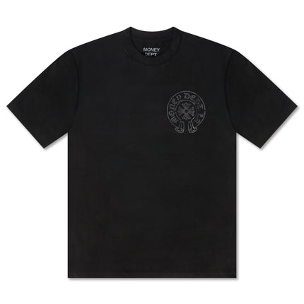 Money Dept. Vintage Old English Tee - Black/Black