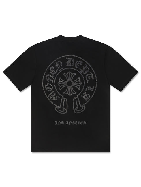 Money Dept. Vintage Old English Tee - Black/Black