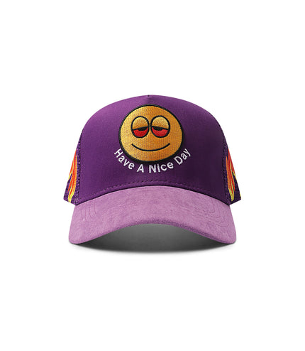 GasNYC Have a Nice Day  Hat - Purple