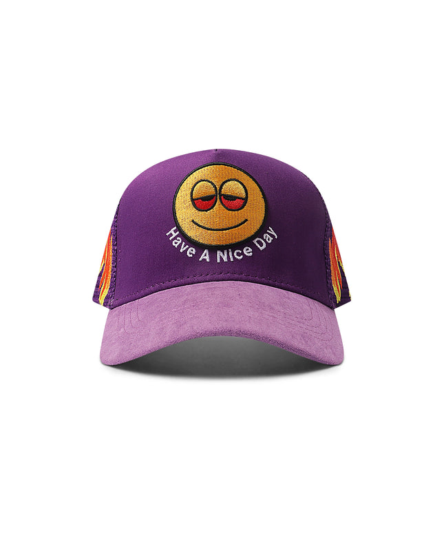 GasNYC Have a Nice Day  Hat - Purple