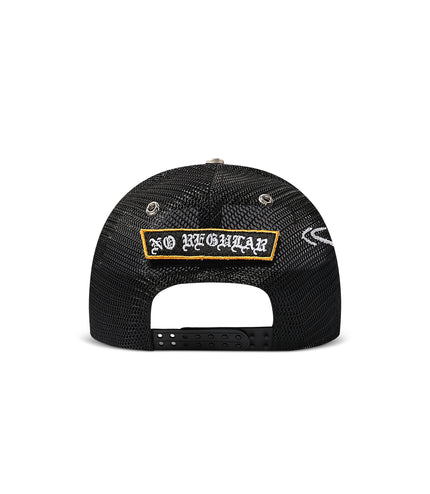 GasNYC Smoking Veteran Trucker Hat - Black