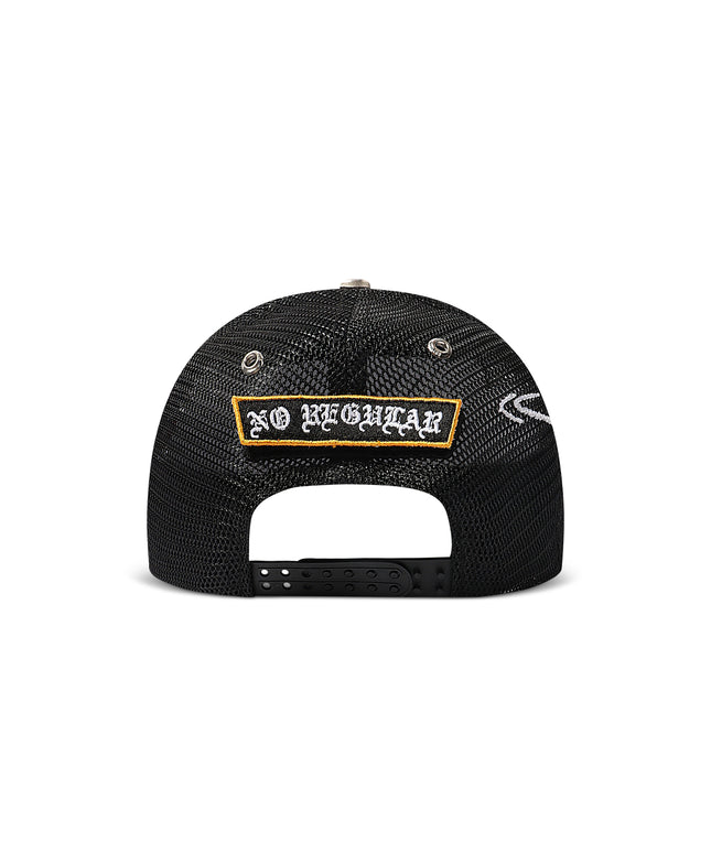 GasNYC Smoking Veteran Trucker Hat - Black