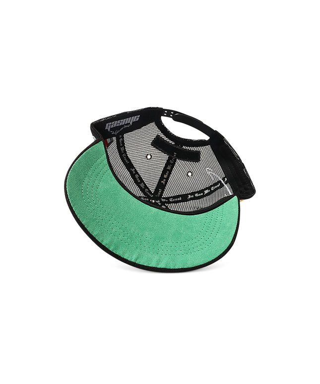 GasNYC Smoking Veteran Trucker Hat - Black