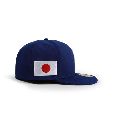 NEW ERA 5950 LA DODGERS JAPAN PATCH HAT - ROYAL NEW ERA