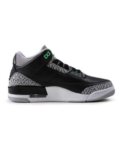 AIR JORDAN MENS 3 RETRO - GREEN GLOW AIR JORDAN