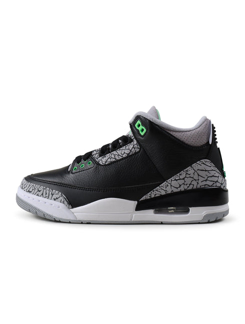 AIR JORDAN MENS 3 RETRO - GREEN GLOW AIR JORDAN