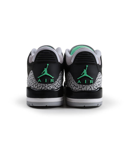 AIR JORDAN MENS 3 RETRO - GREEN GLOW AIR JORDAN