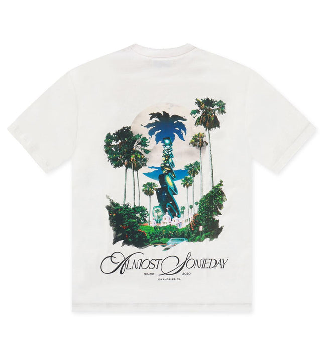 ALMOST SOMEDAY STAIRWAY TEE - CREAM