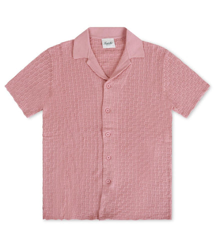 KUWALLA KNIT YACHT SHIRT - PINK KUWALLA