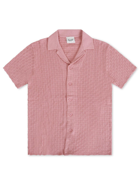 KUWALLA KNIT YACHT SHIRT - PINK KUWALLA