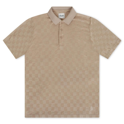 KUWALLA JACQUARD POLO - BEIGE KUWALLA