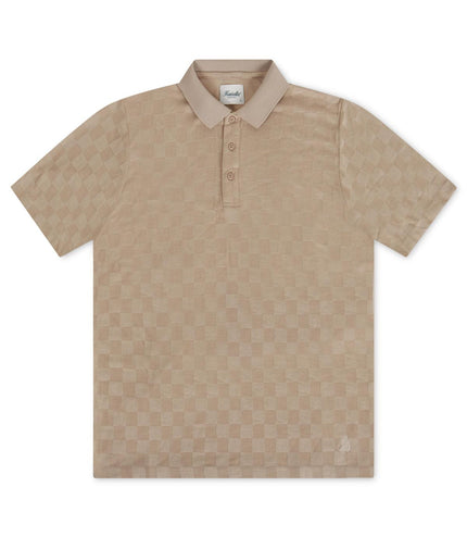 KUWALLA JACQUARD POLO - BEIGE KUWALLA