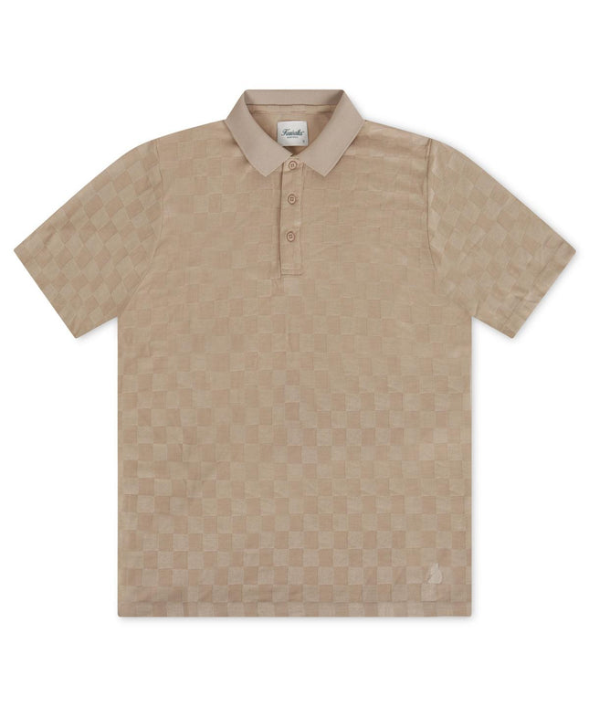 KUWALLA JACQUARD POLO - BEIGE KUWALLA