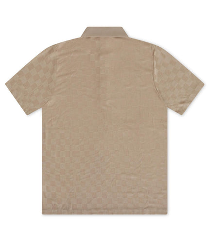 KUWALLA JACQUARD POLO - BEIGE KUWALLA